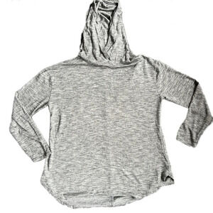 Daily Ritual Womens Gray Hoodie Size XL